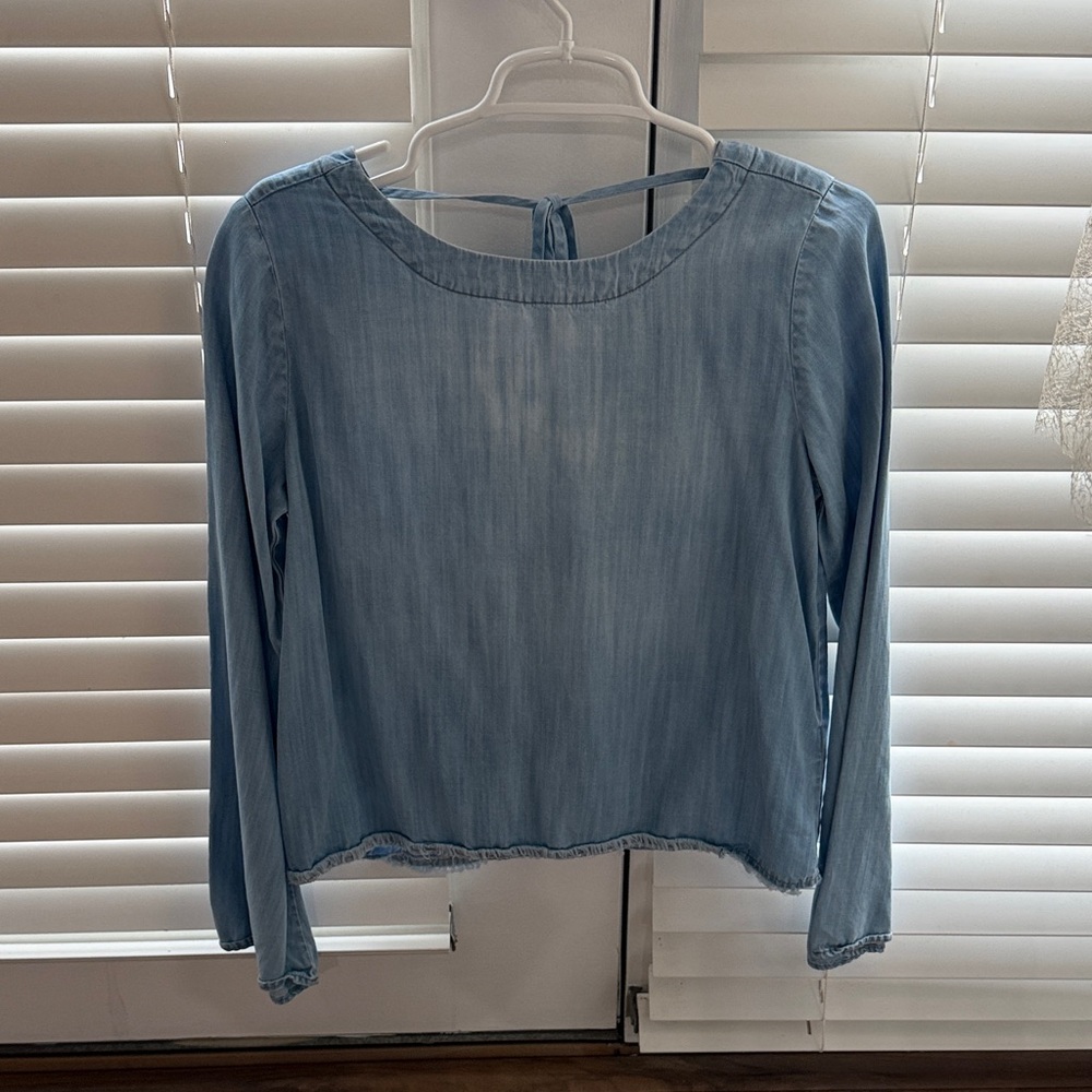Anthropologie Denim Top